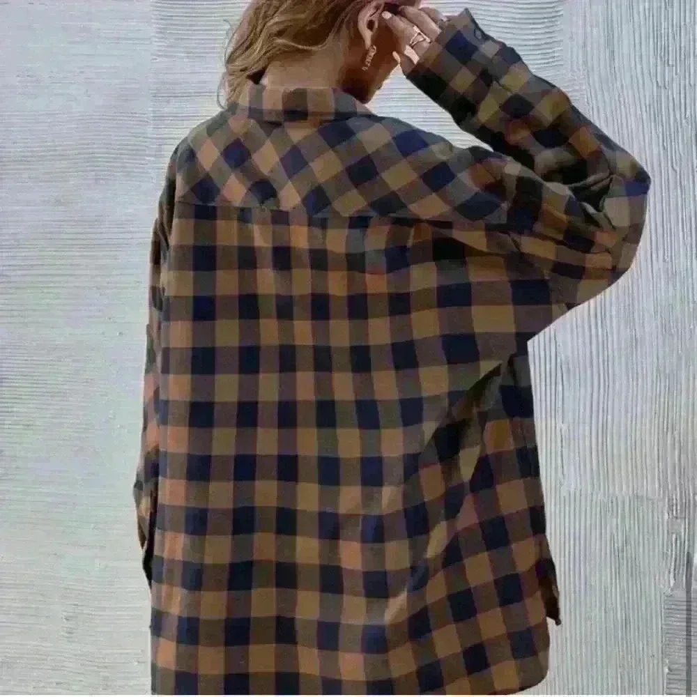 Plaid button up - Picture 7 of 7
